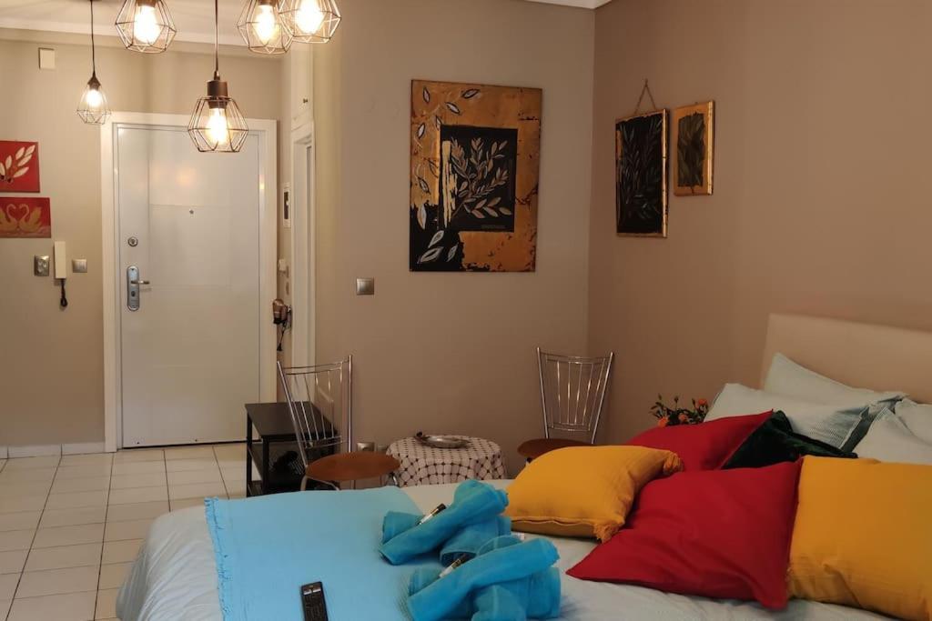 Cozy Studio, 1Min From Kamara Thessaloníki Exteriör bild
